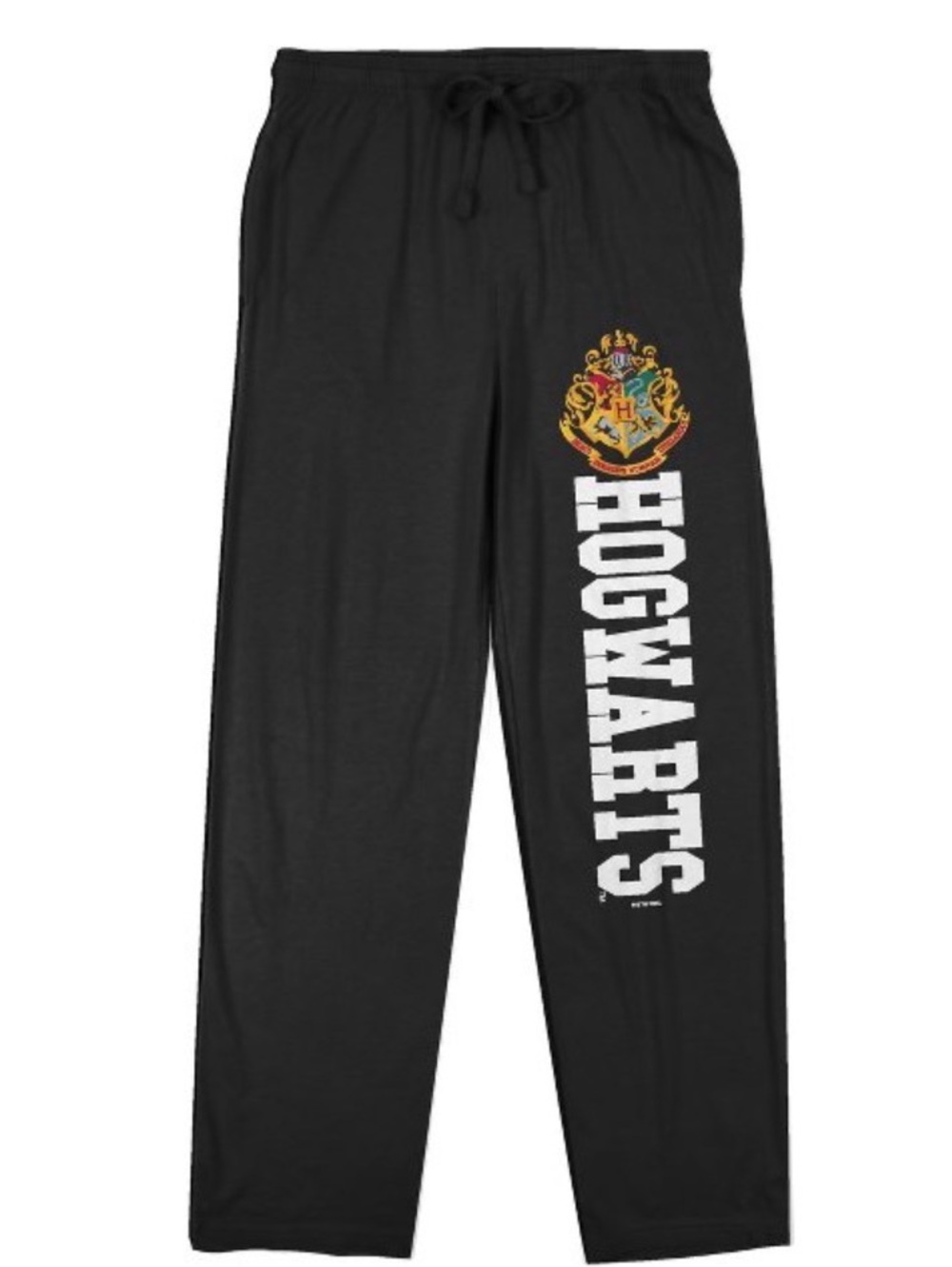 Harry Potter Hogwarts Crest Women’s Black Sleep Pajama Pants - M